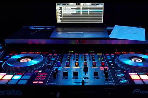 DJ's equipment