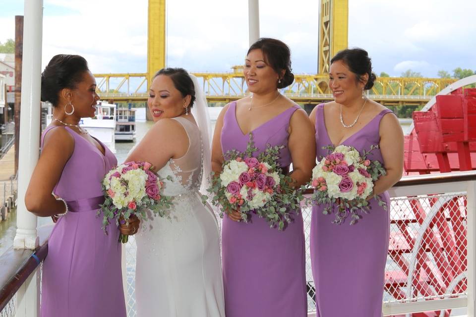 Admiring the Bride