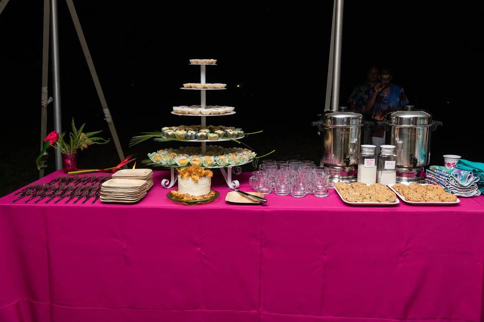 Dessert table