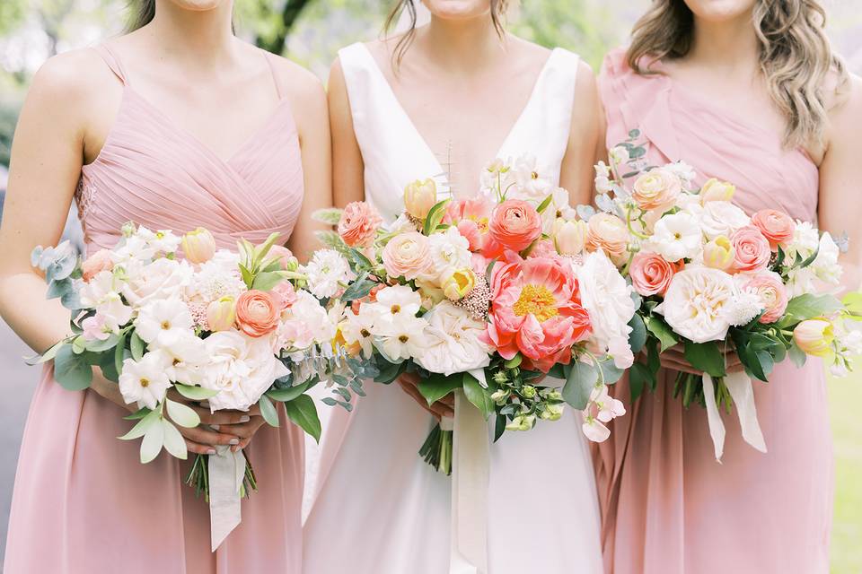 Bridesmaids + bridal