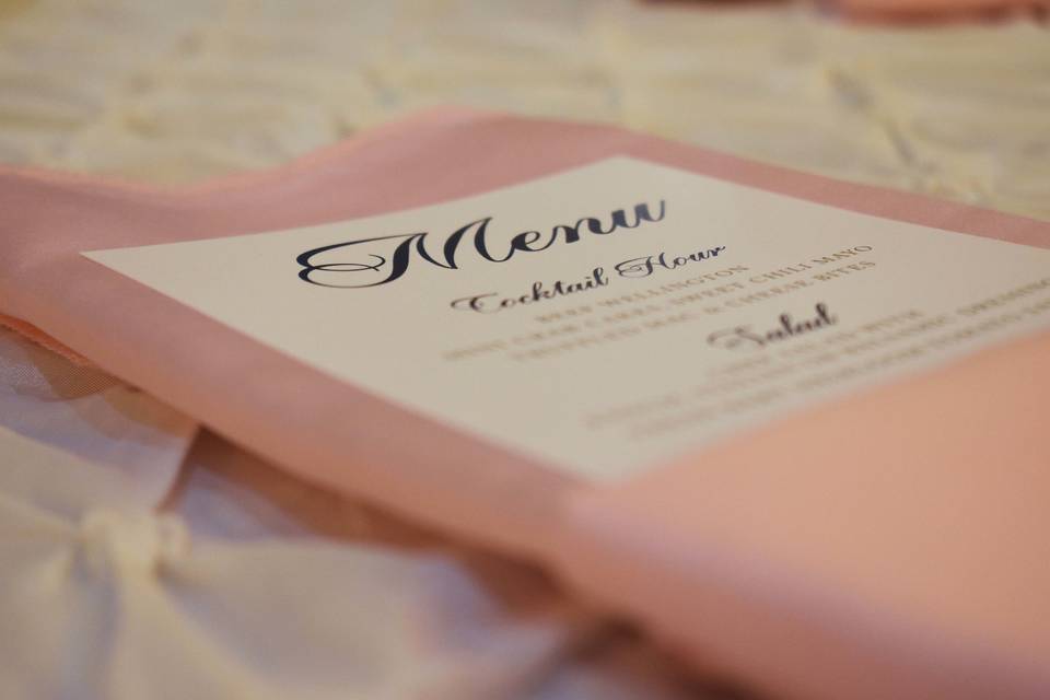 Napkin & Menu