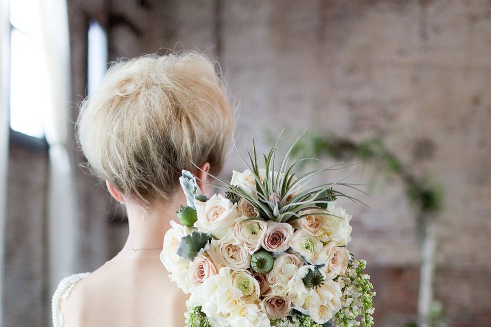 Vintage high end  bridal bouquet