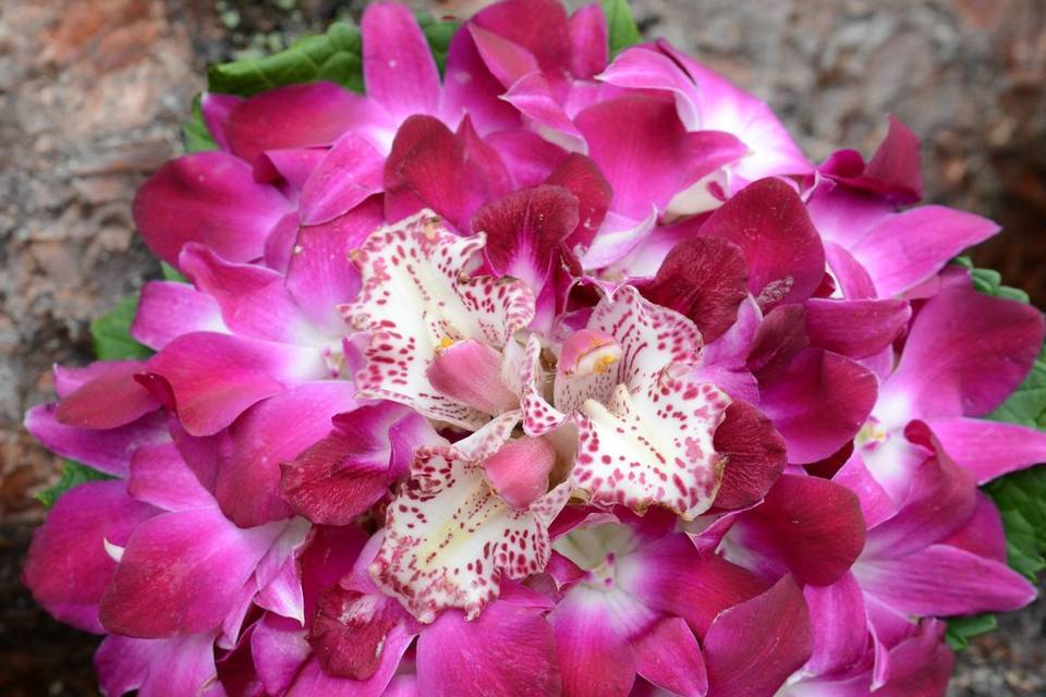 Orchid composite bouquet