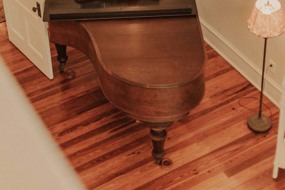 View of Grand Piano in Foyer