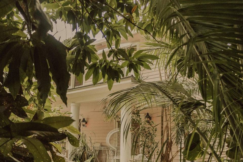 View of Porch from Garden