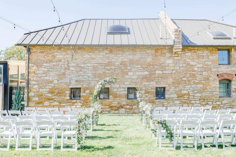 Outdoor ceremony