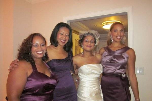 Kimberly Smith and Bridesmaids