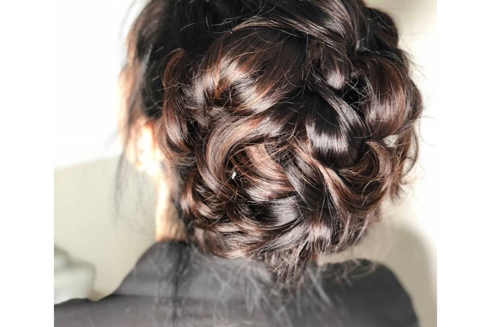 Detailed updo