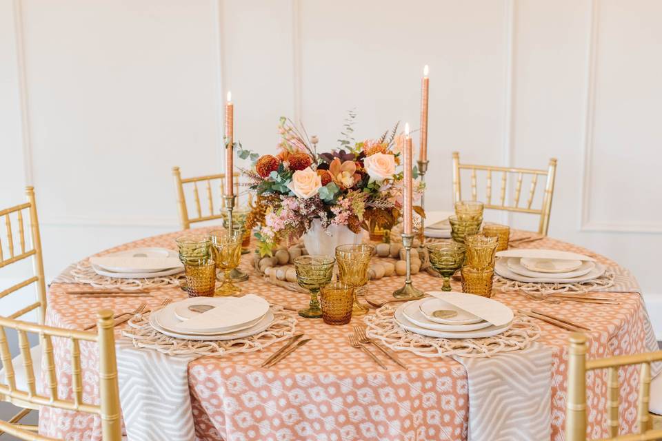 Boho table