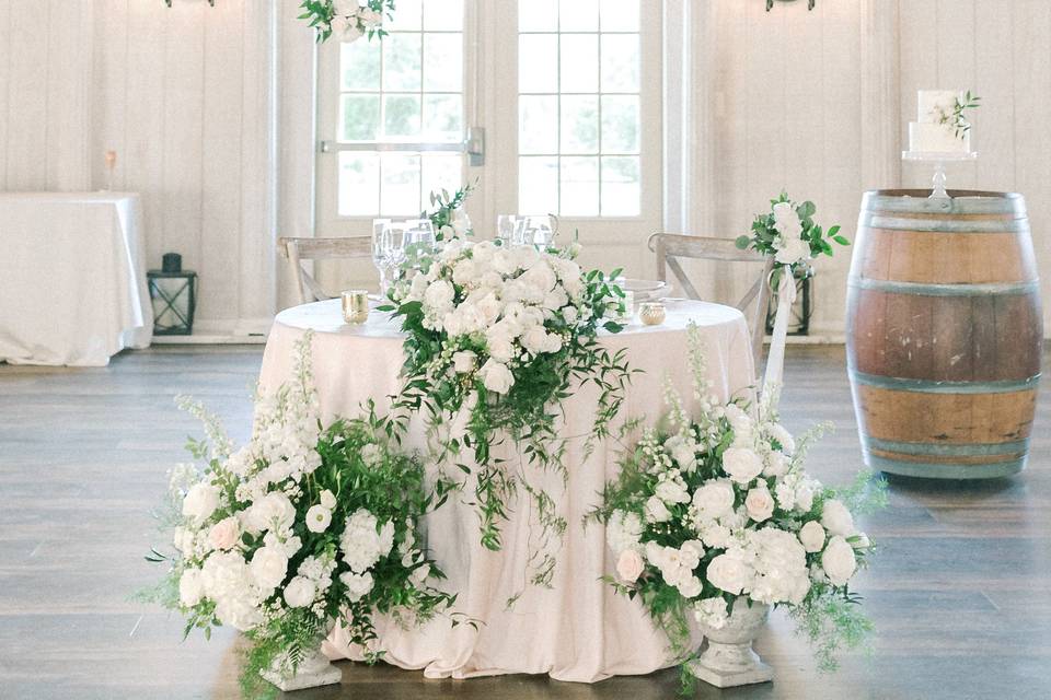 Sweetheart table