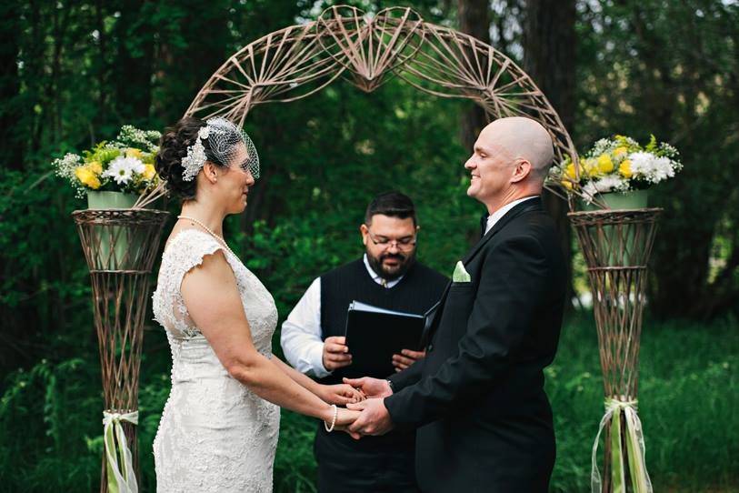 Personalized wedding ceremony.