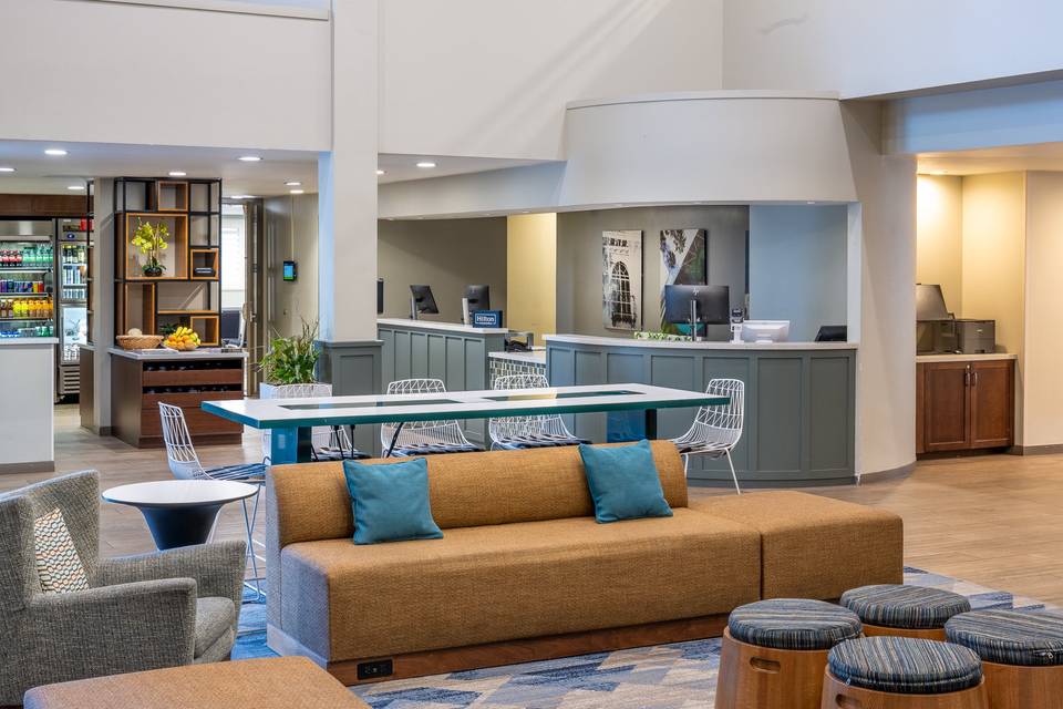 Lobby & Check-in Desk