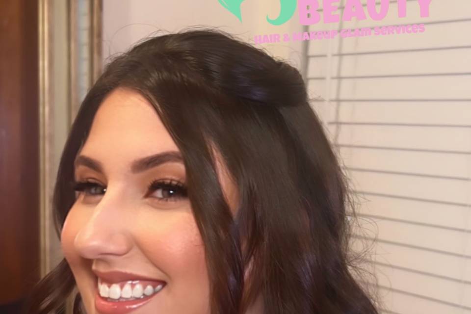 Bridesmaid Hair & Makeup