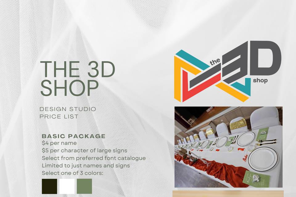The 3D Shop