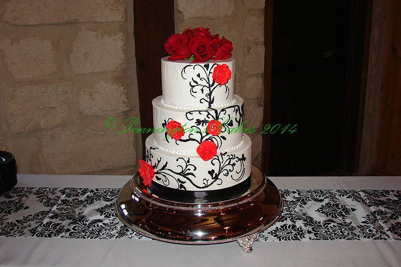 Red rose topper