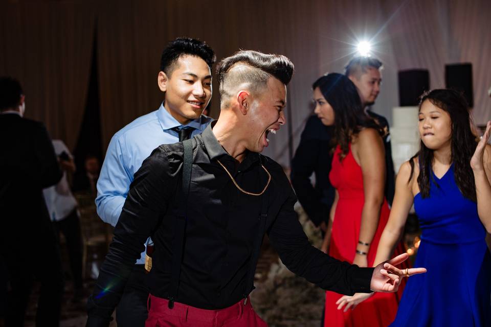 Reception Dancing + Lighting