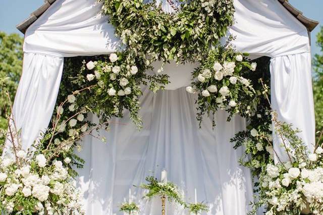 Decorated altar