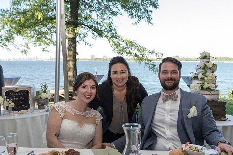 Jennifer with happy couple!