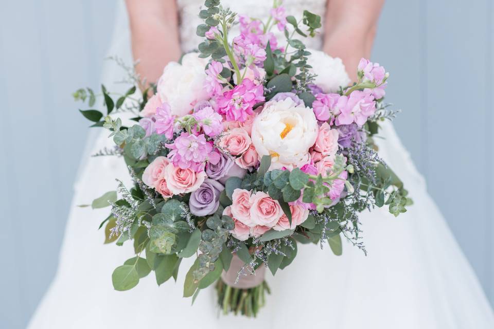 Bridal floral detail