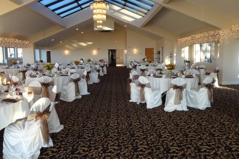 Reception hall setup