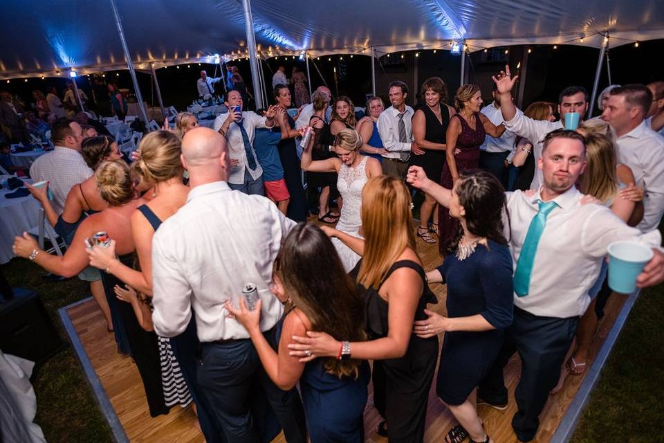 Group Dance in Tent