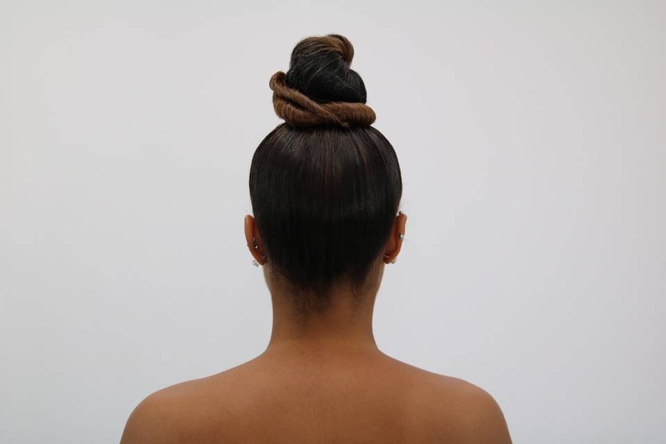 Sleek Top Knot (Back)