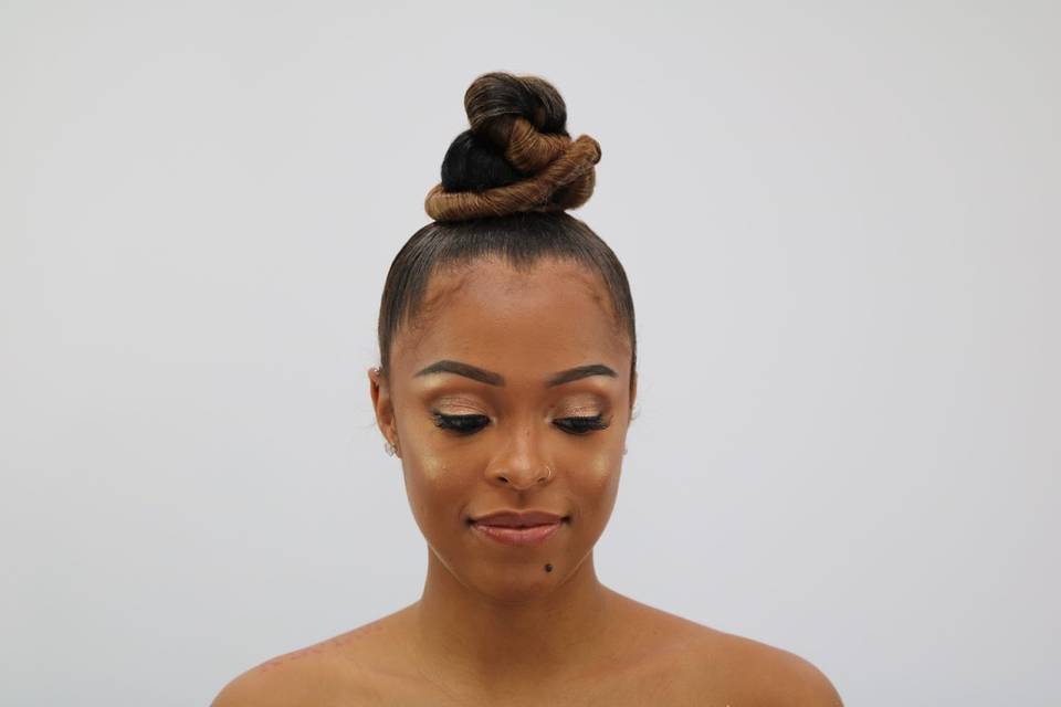 Sleek Top Knot (Front)