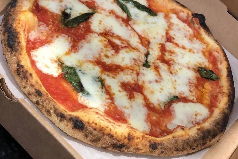 Traditional Margherita pizza