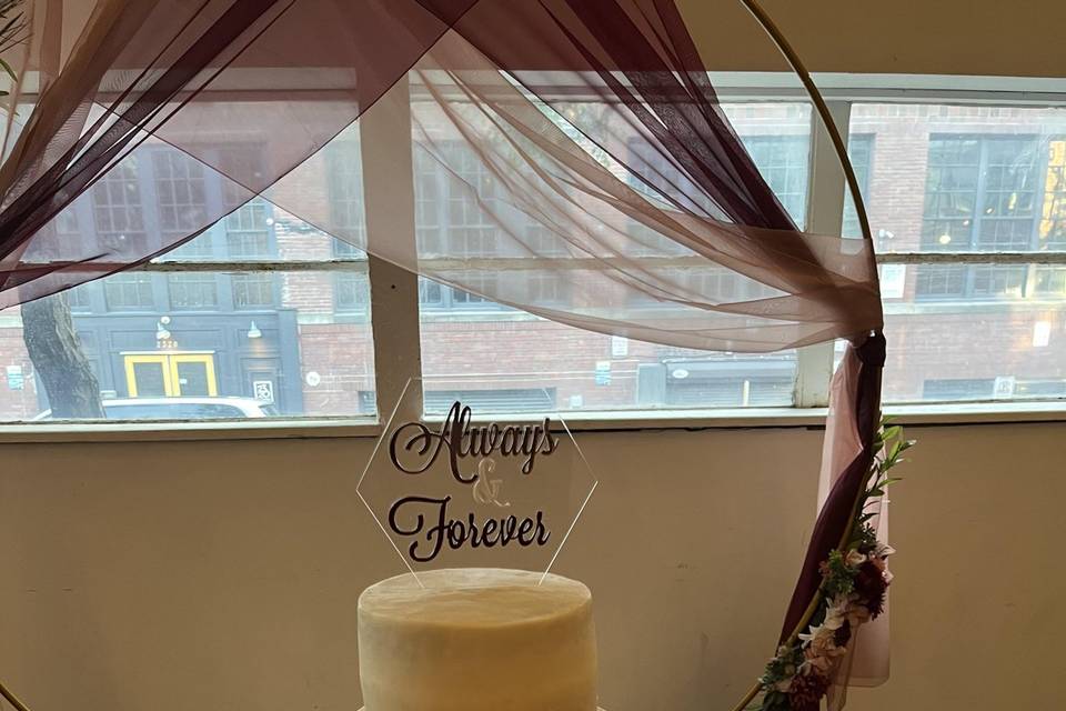 Custom Acrylic Cake Topper