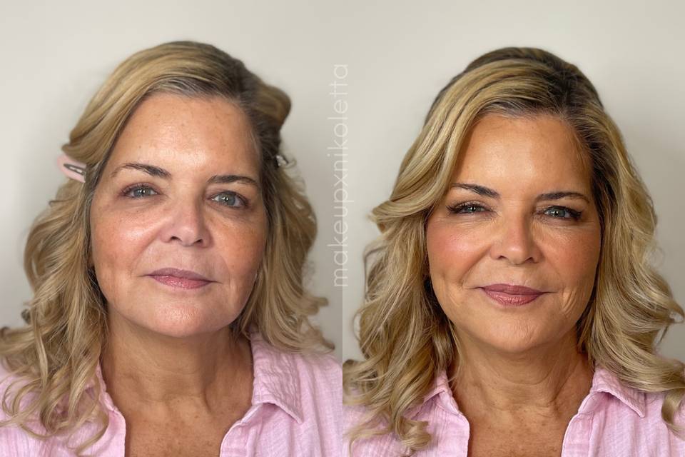 Mother of the bride makeup