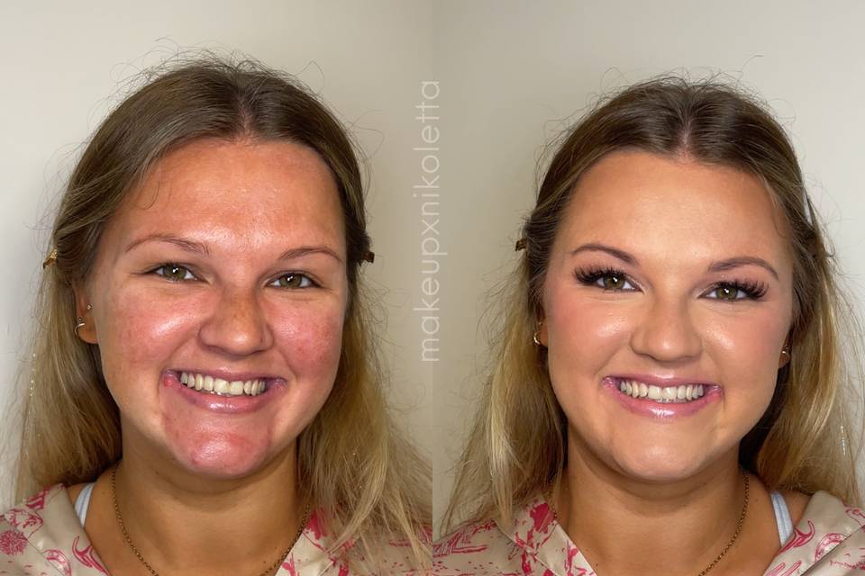 Bridesmaid makeup