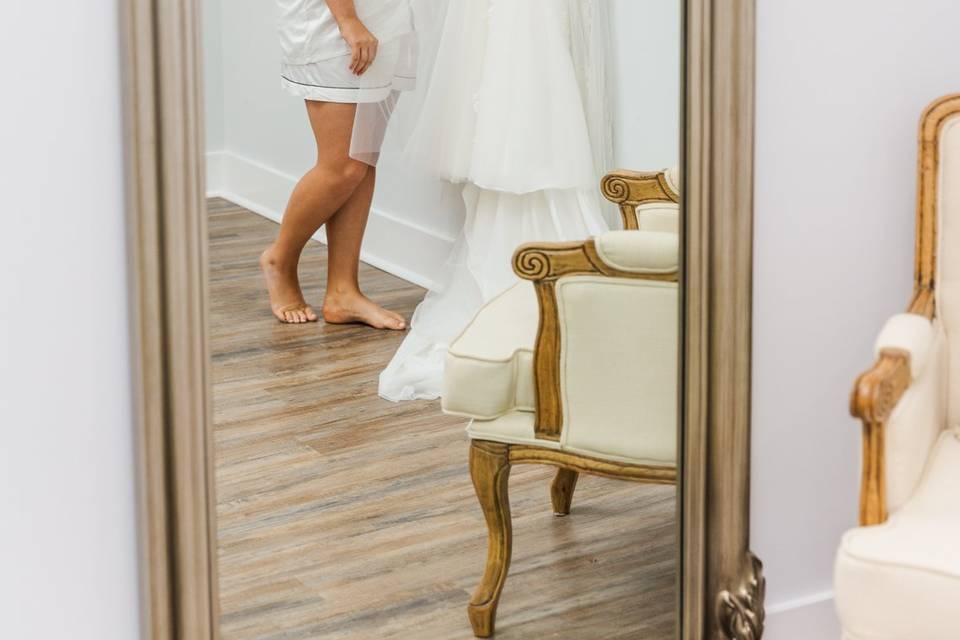 Mirror in Bridal Suite