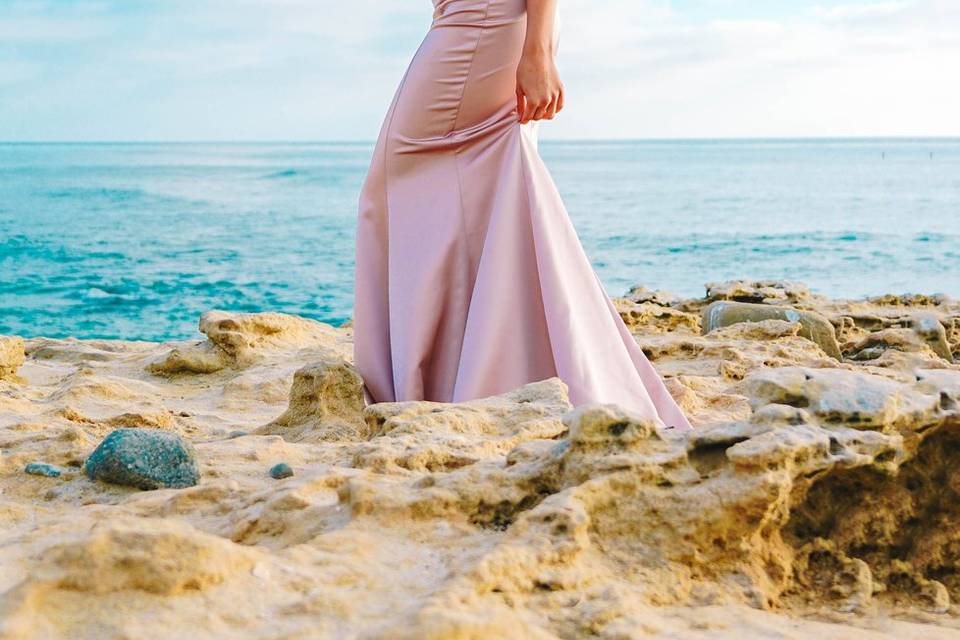 Tropical engagement shoot