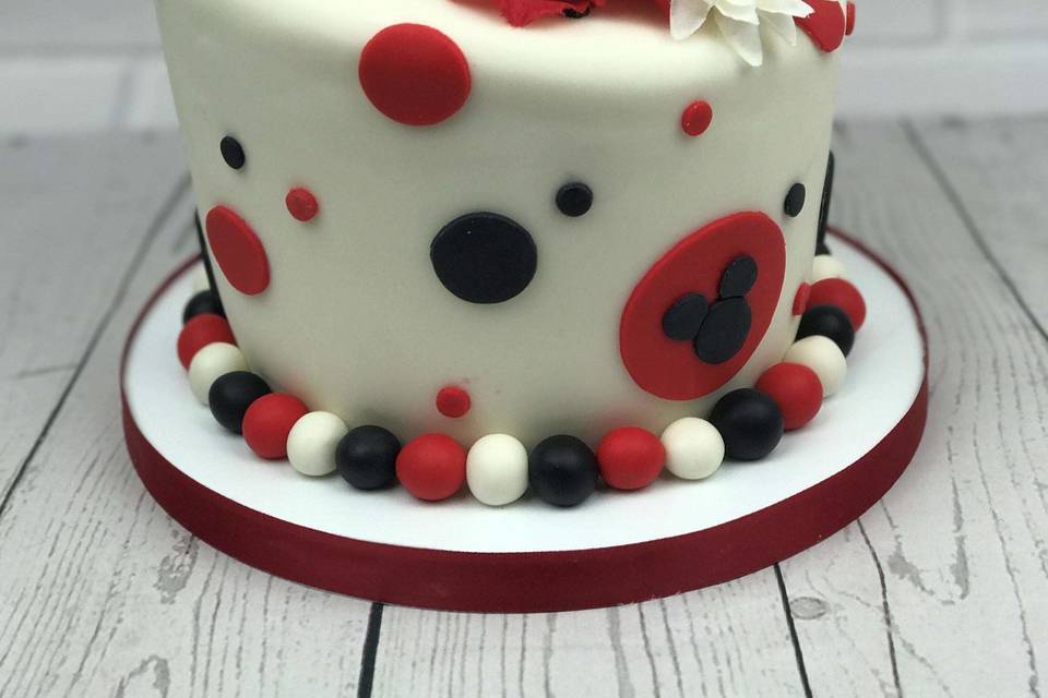 Mickey mouse themed cake