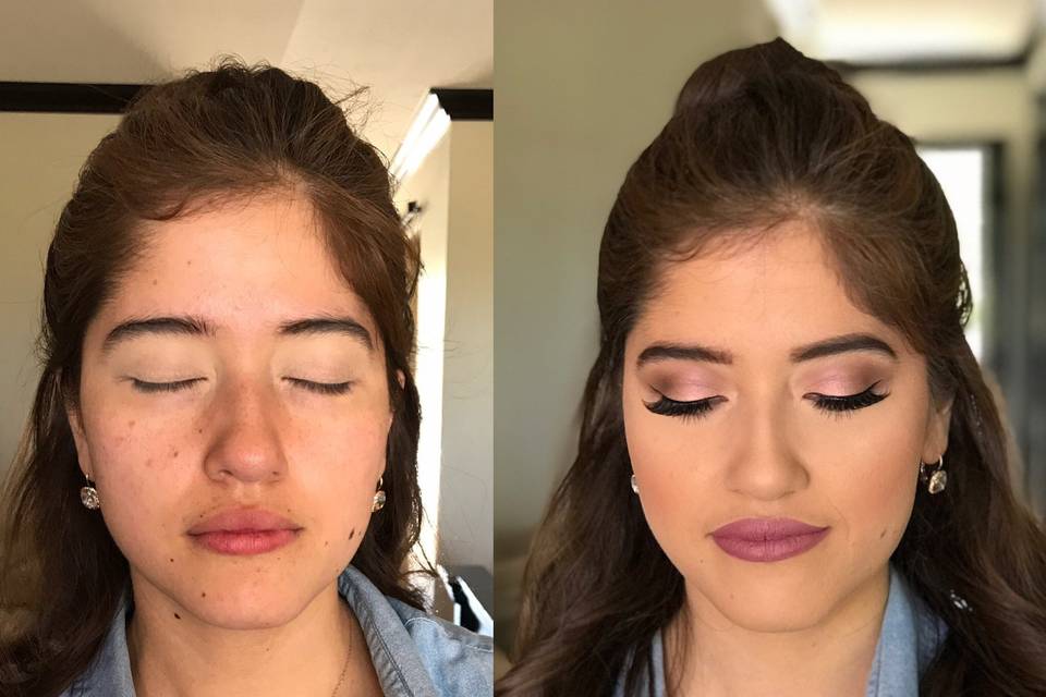 Bridesmaids makeup