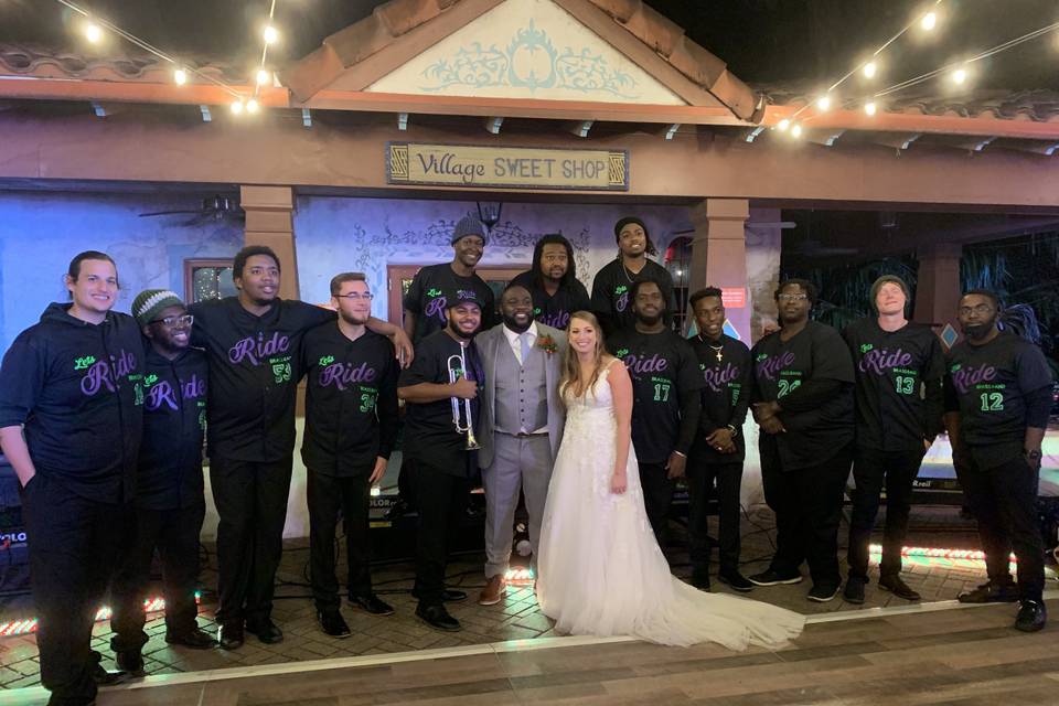 A REAL wedding party!