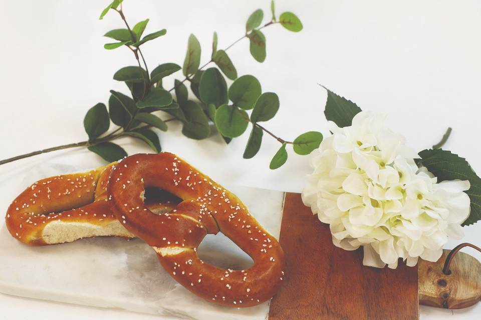 Pretzels and flower