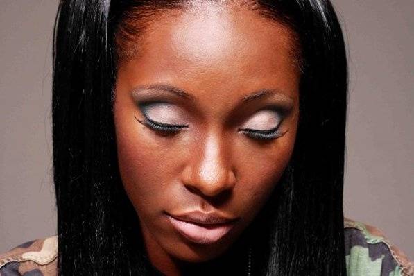 Beauty Eyes -
Model:                Yanna
Makeup:              Candace for Linda Candace Artistry