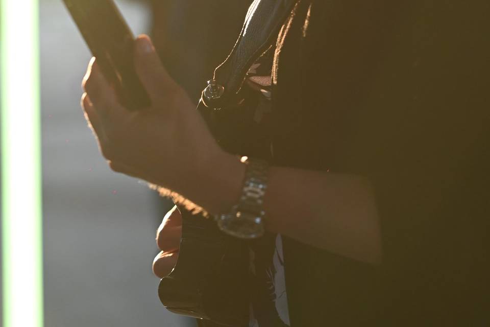 Golden hour guitar.