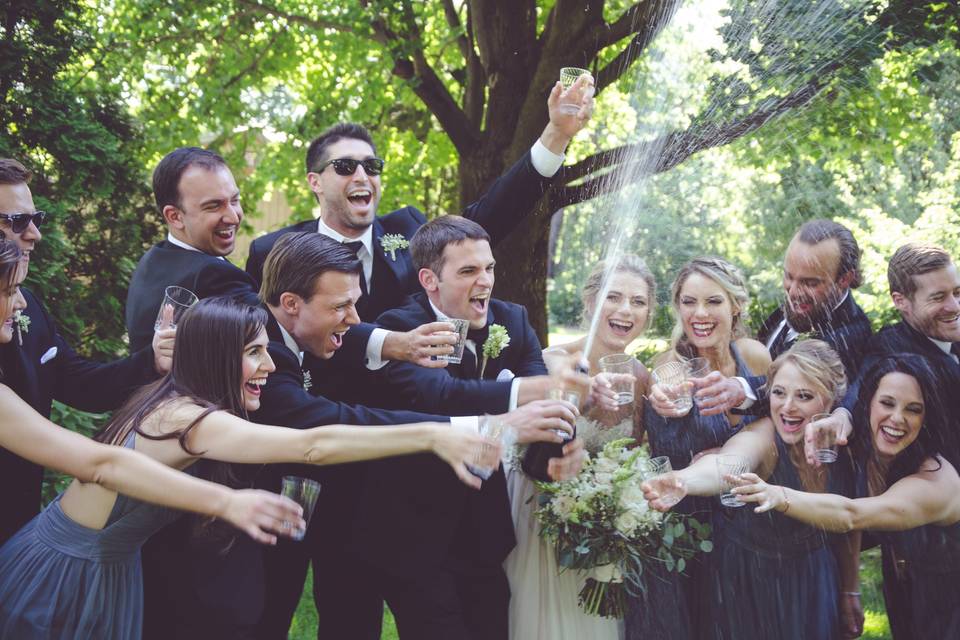 Celebrating with loved ones