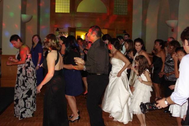 Wedding dance party