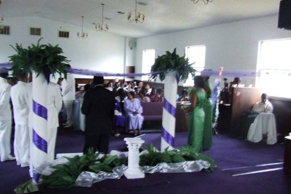 Gloria & JamesWedding &  Reception for 150 guestCohen's Events De'cor904-251-4916