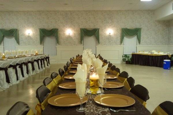 ARLINGTON WOMENS CLUBWEDDING & RECEPTIONCOHEN'S EVENTS DE'COR904-251-4916  MICHELLE