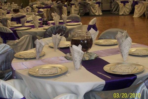 WEDDING RECEPTIONCOHEN'S EVENTS DE'COR904-251-4916  MICHELLE