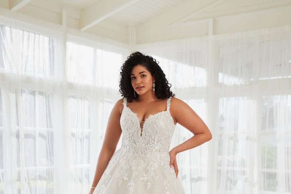 Beautiful plus size gown