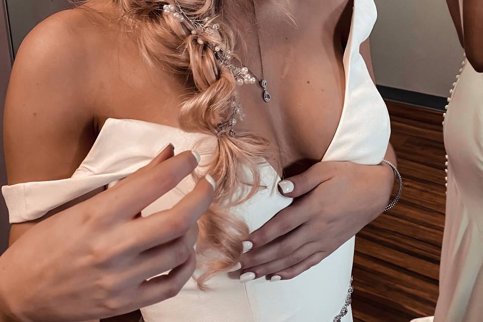 Styled shoot in Allure gown