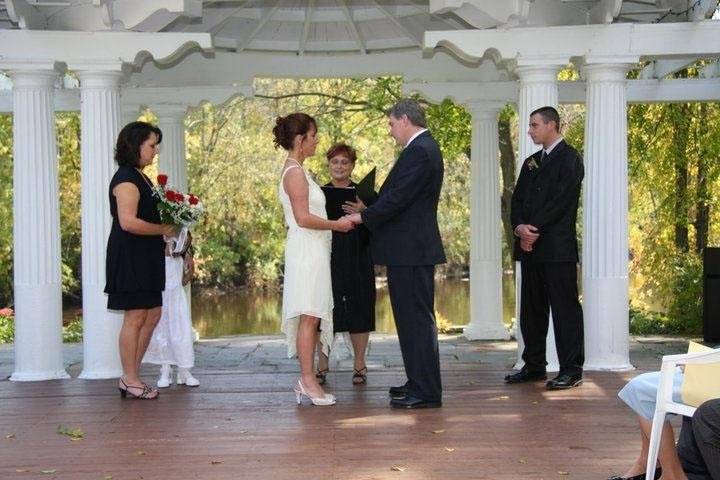 Officiant heading the ceremony