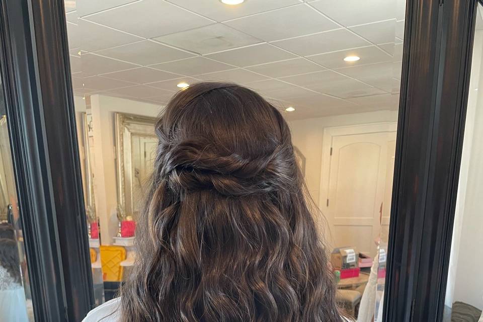 Bride 1/2 up, extensions