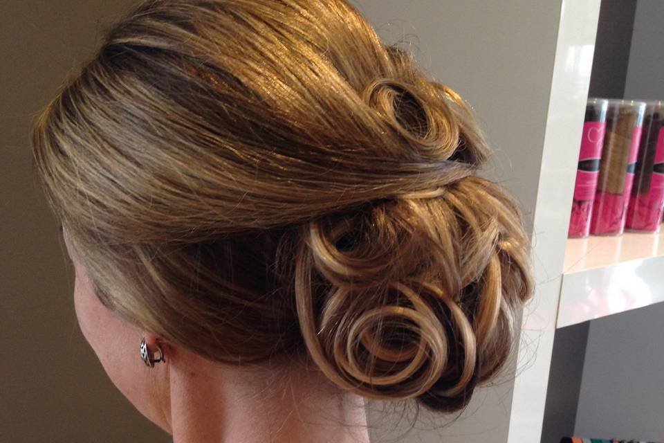 Styled updo 1