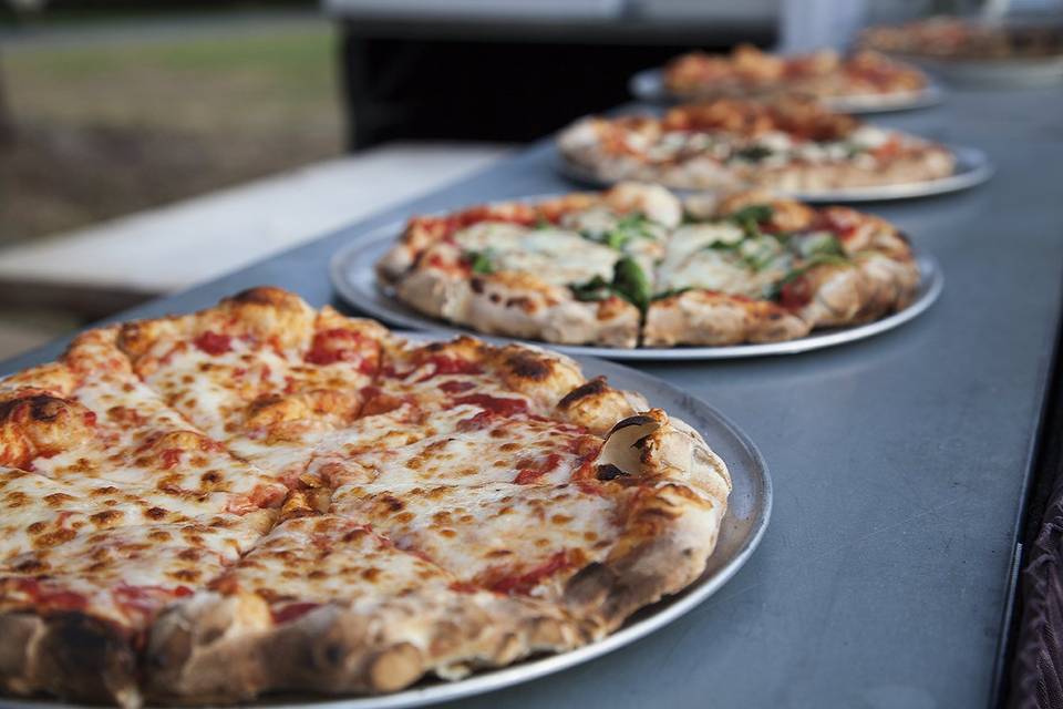 Assorted buffet pies